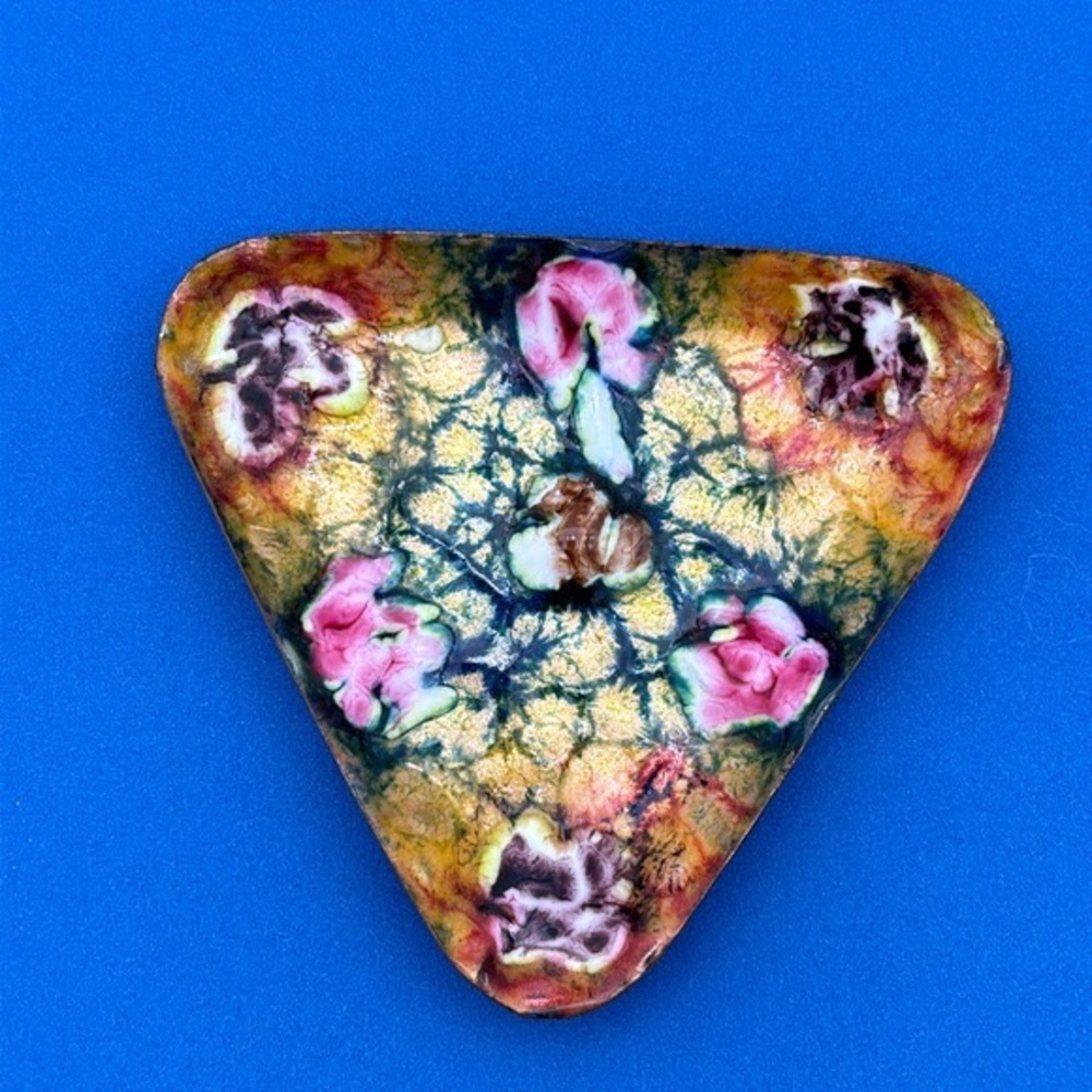 Enamel on Copper Small Trinket Dish